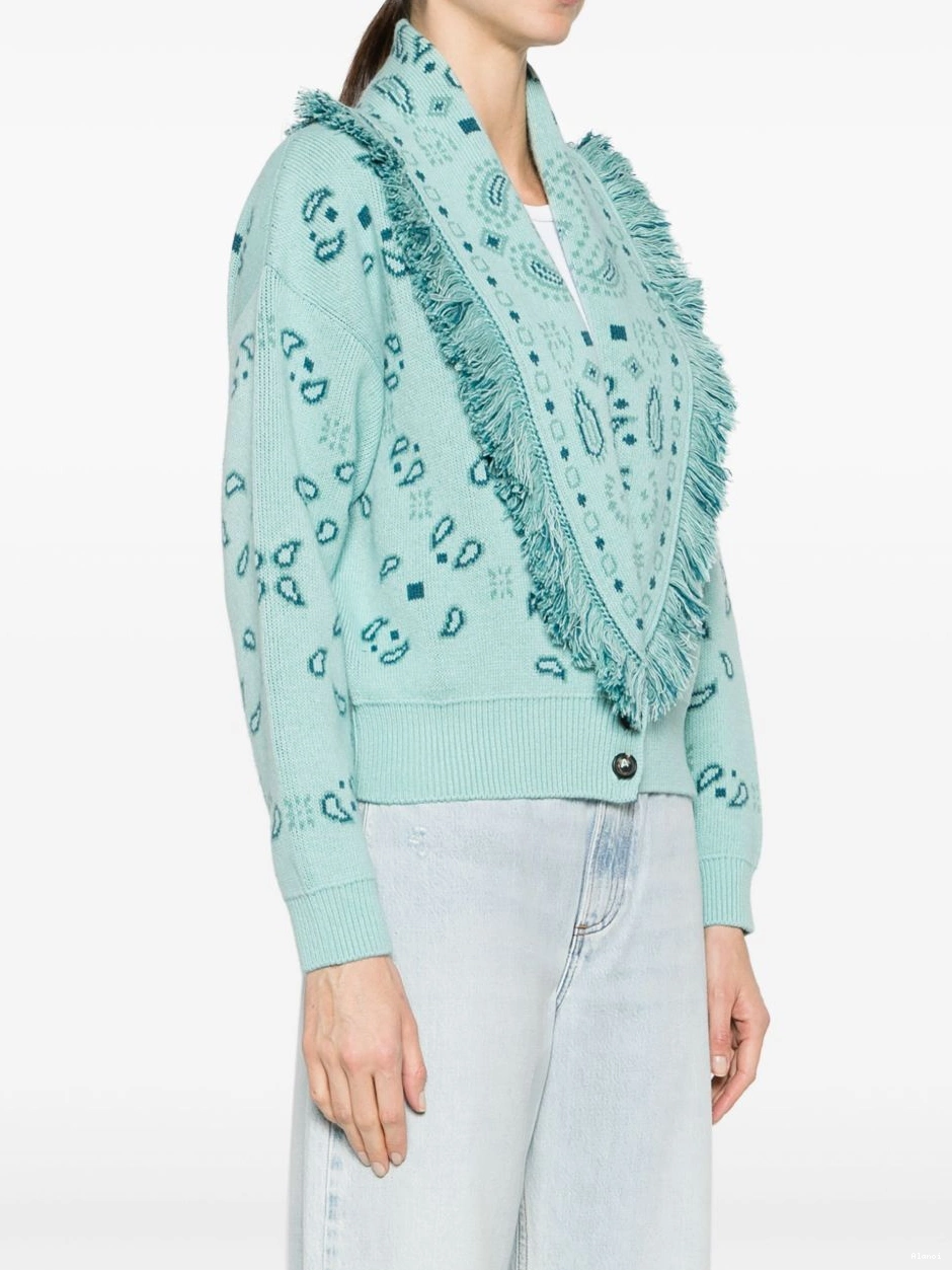 Cheap bomber bandana-jacquard Women Alanui cardigan 0804